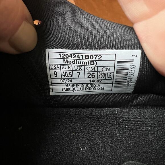 Brooks Revel 7 1204241B072 Black Running Shoes Sneakers Women's Size 9 - Picture 4 of 16